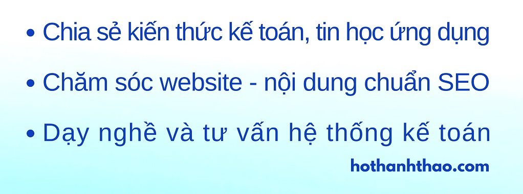 ke toan tin hoc website content